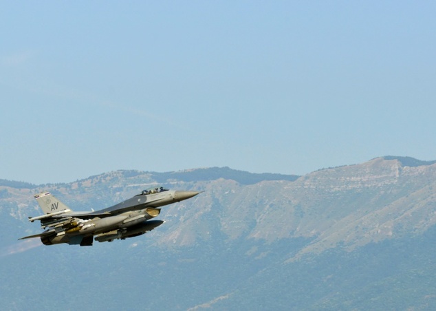 Fighting Falcon in support of Operation Inherent Resolve