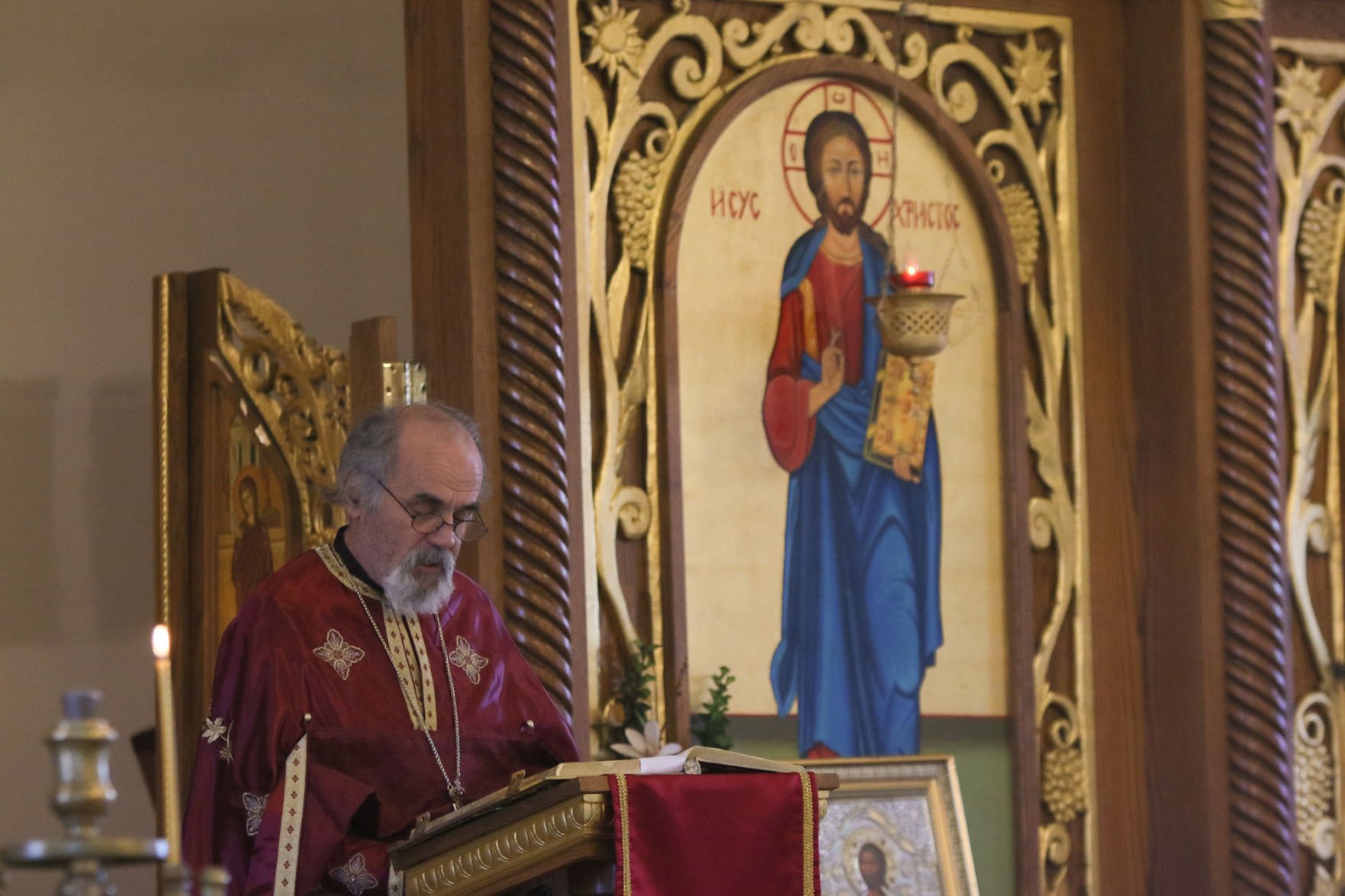 Christmas Eve service at SS Peter and Paul Macedonian Church