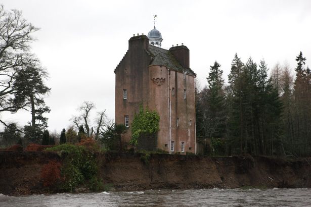 Floods: Castle On Brink Of Collapse Into River