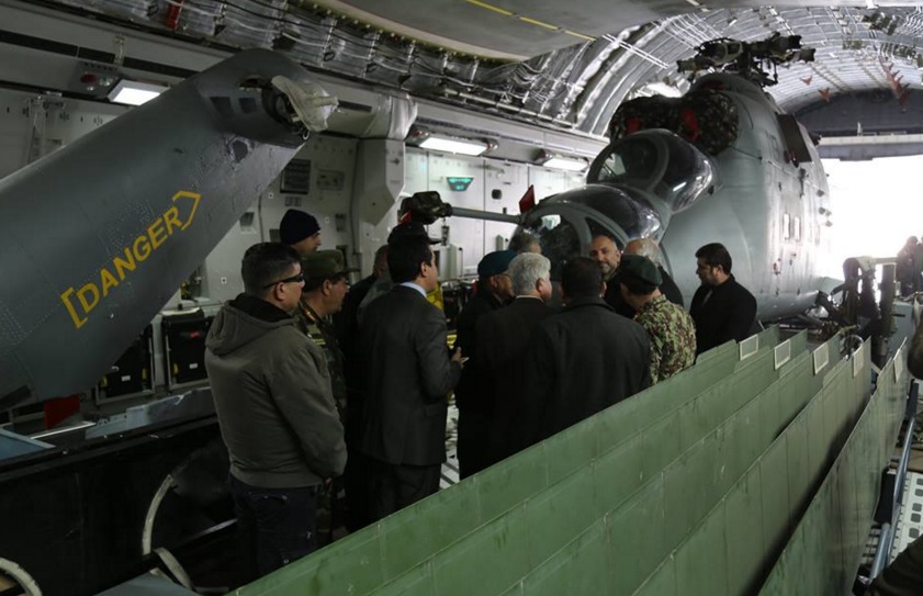 India donates Mi-25 helicopters to Afghanistan