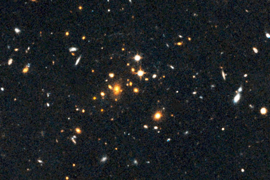 IDCS 1426 Galaxy cluster detected
